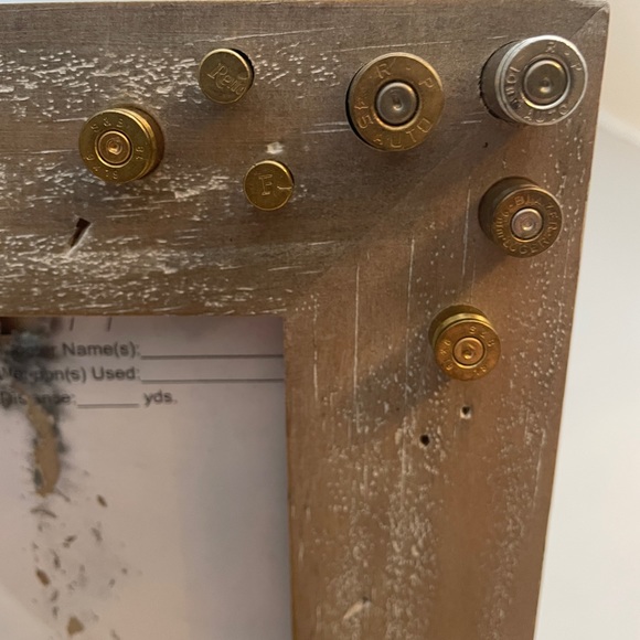Distressed custom bullet frame - Picture 3 of 3